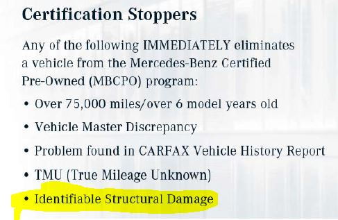 Car Frame Damage and Other Structural Damage - CARFAX