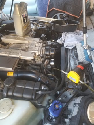 oil and filter change