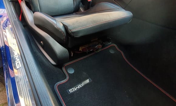 Drivers seat missing cover