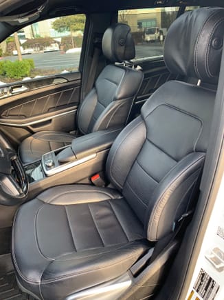 Heated,cooled,massage front seats