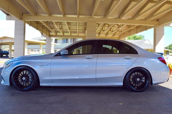 New shoes. HRE FF 15 Tarmac Black wrapped in Continental Extreme Contacts DWS.