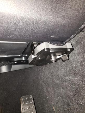 Controller set back from air bag panel