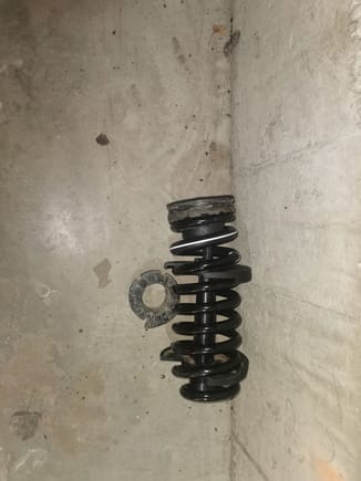 Make sure you reassemble the mount before you compress the springs for reinstall 