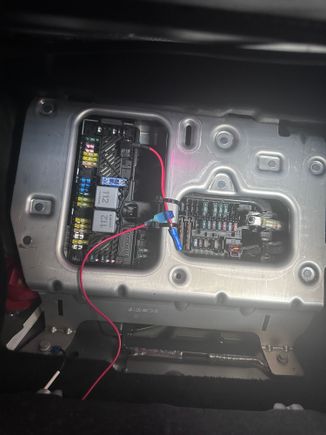 zip tied the wires so they’re not vibrating in the fuse box 