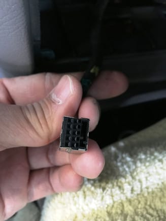 the socket inserts into the smaller pin
