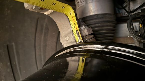 Lots of height for rubber