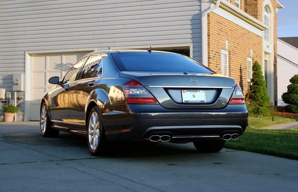 S65 rear valance and exhaust