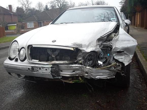 Front end Damage to her in January 2011