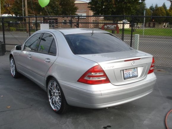 rear of benz