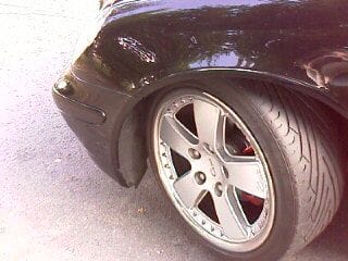 big one on a Porsche rim