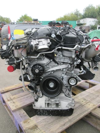 front view of engine