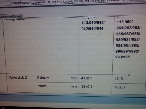 These are valve sizes for the 5.5 NA