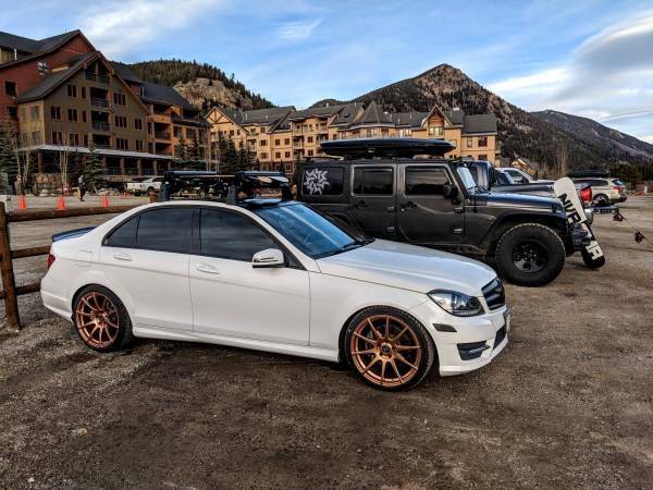 Wheels and Tires/Axles - 19" Forgestar CF10 wheels with Continental Extreme Contact DWS tires - Used - 2007 to 2014 Mercedes-Benz C300 - 2008 to 2014 Mercedes-Benz C63 AMG - Denver, CO 80233, United States