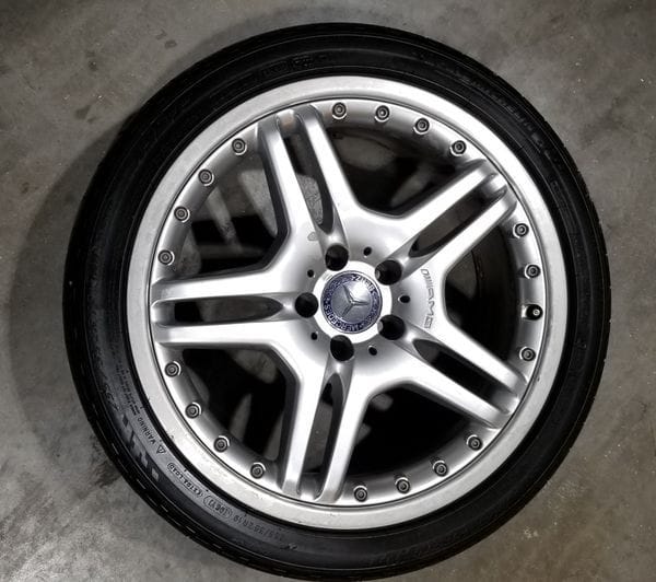 Wheels and Tires/Axles - AMG 19" x 8.5" 2-piece wheel with Michelin Pilot Sport 255/35ZR19, A230 400 0102 - Used - Stuart, FL 34997, United States