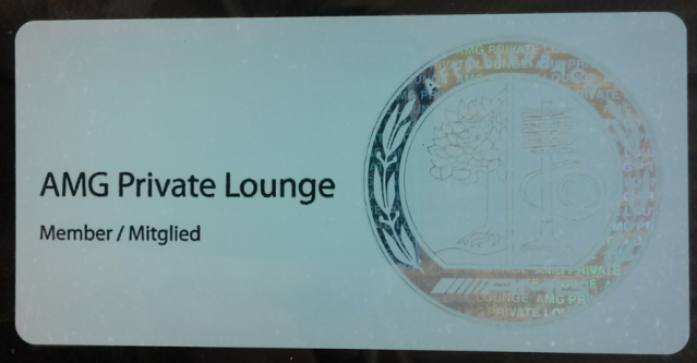 AMG Private Lounge invitation 