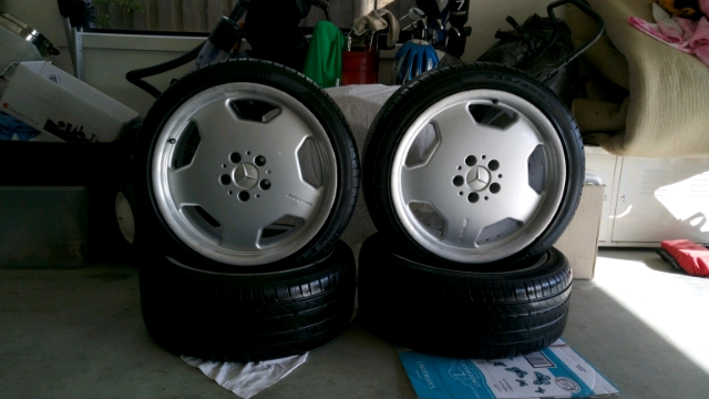 Wheels and Tires/Axles - Genuine 18" Monoblocks x4 - Used - 1981 to 2002 Mercedes-Benz E43 AMG - Torquay/melbourne, Australia