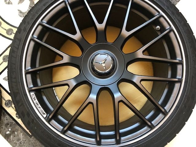Wheels and Tires/Axles - 19"/ 20" C63S Cross Spoke Wheels, Michelin PSS Tires and TPMS Set - OEM AMG - Used - 2012 to 2021 Mercedes-Benz CL63 AMG - Millburn, NJ 07041, United States
