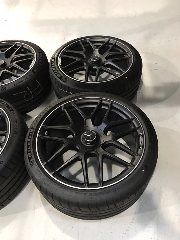 Wheels and Tires/Axles - W213 20'' AMG FORGED Cross Spoke Matte Black with tires - Used - 2018 Mercedes-Benz E63 AMG S - Miami, FL 33160, United States