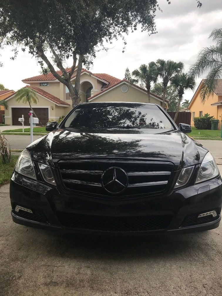 Exterior Body Parts - W212 E-Class Grille Glossy black grille 55TECH - New - 2010 to 2013 Mercedes-Benz E550 - Hallandale Beach, FL 33009, United States