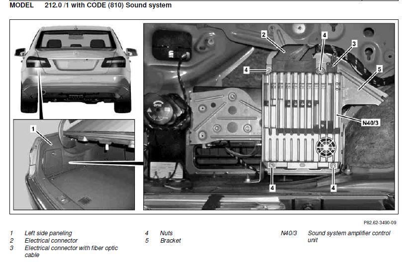 2014 E350 Sedan Amplifier Location Forums