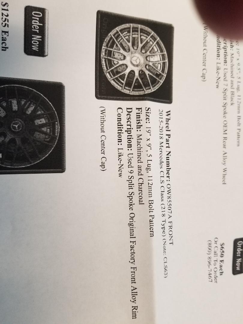 Wheels and Tires/Axles - Mercedes CLS AMG wheels forged alloy full set. - Used - 2016 Mercedes-Benz CLS63 AMG - Loxahatchee, FL 33470, United States