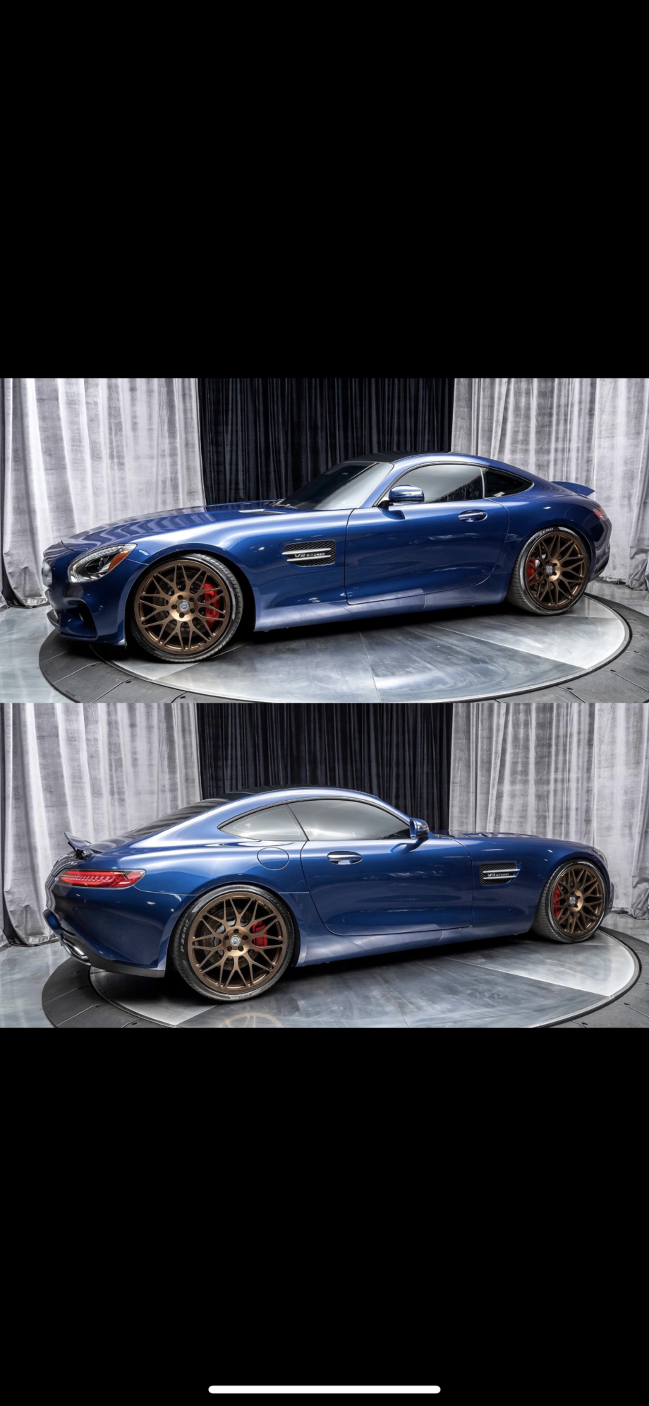 2017 Mercedes-Benz AMG GT S - 2017 AMG GTS - Used - VIN WDDYJZJA2HA010217 - 8 cyl - 2WD - Automatic - Coupe - Blue - Chicago, IL 60423, United States