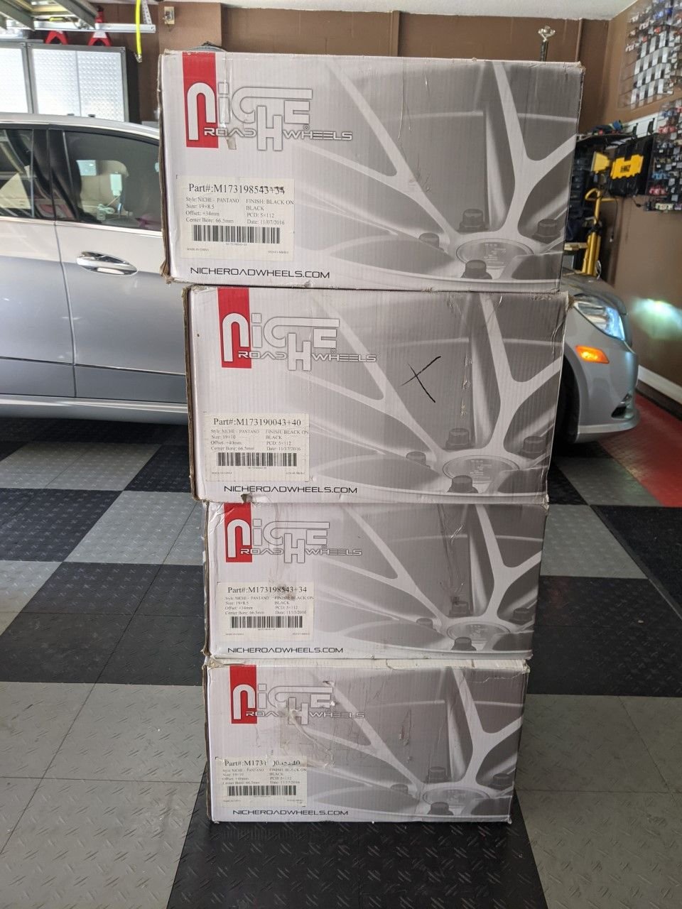 Wheels and Tires/Axles - Black on  Black Niche Pantano wheels - Used - 2017 to 2021 Mercedes-Benz SL550 - Tampa, FL 34638, United States