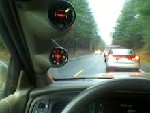 My A-Pillar Gauges on the road