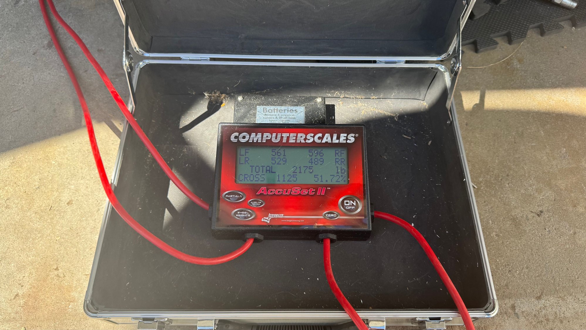 Weight with fumes in the gas tank and no driver