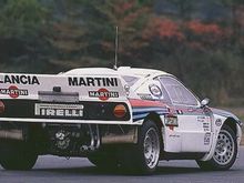 ... Lancia 037, the last RWD Rally Rockstar.

BTW, unless you're Jeremy Clarkson it is pronounces "Laan-Cha", FFS.