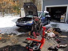 Rebuilding Kelsey my LGT wagon in the snow