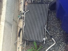 ac parts not to good with ac hence why it was removed I think its evaporator and condensor