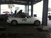 1st Day at the track on a rainy day @ Thunderhill