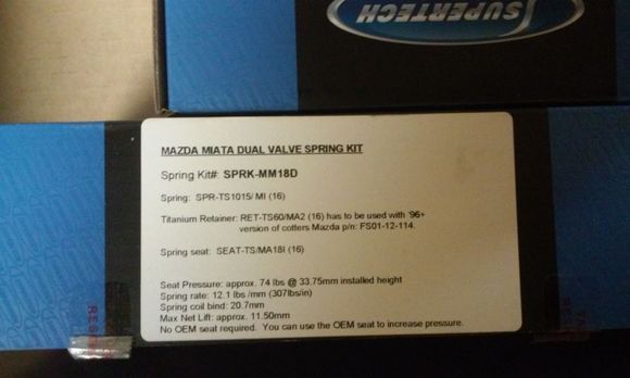 While the instructions specify that you don't need the oem spring shims. I found that in order to get proper installed height ans seat pressure the oem shims were needed on both of my project heads.