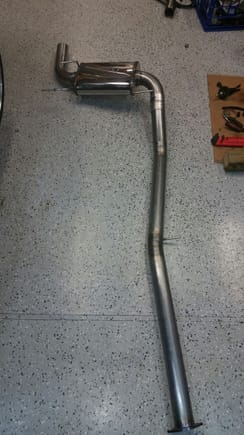 Full 3" stainless exhaust.
