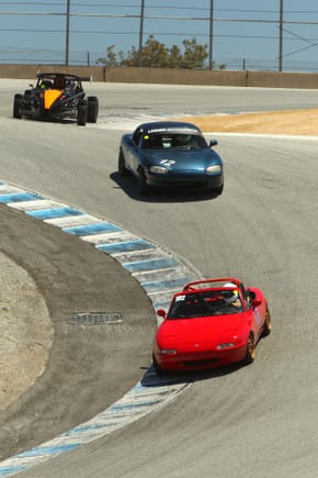 Causing a backup at the corkscrew