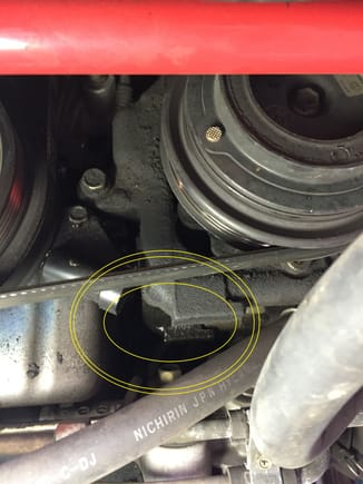 noticed an oil leak from where the ac ompressor mounts