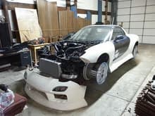 Marc turned on me when i started building this real bn sports widebody fd. He had no shop, stripped fd and i just moved him home while i had this and several other rx7 rhd projects and customers. His condescending nonsense about how he is always worth more is ever present and one of the first things i advise you note. He will only befriend you if you offer him something.  