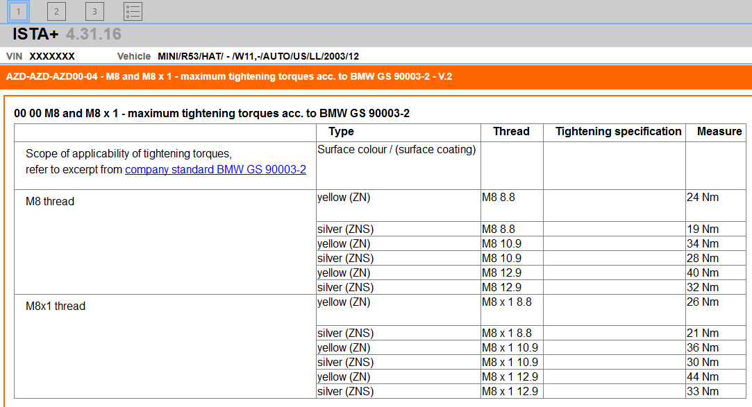 R50/R53 Anyone know the torque spec for the clutch fork/shaft bolt