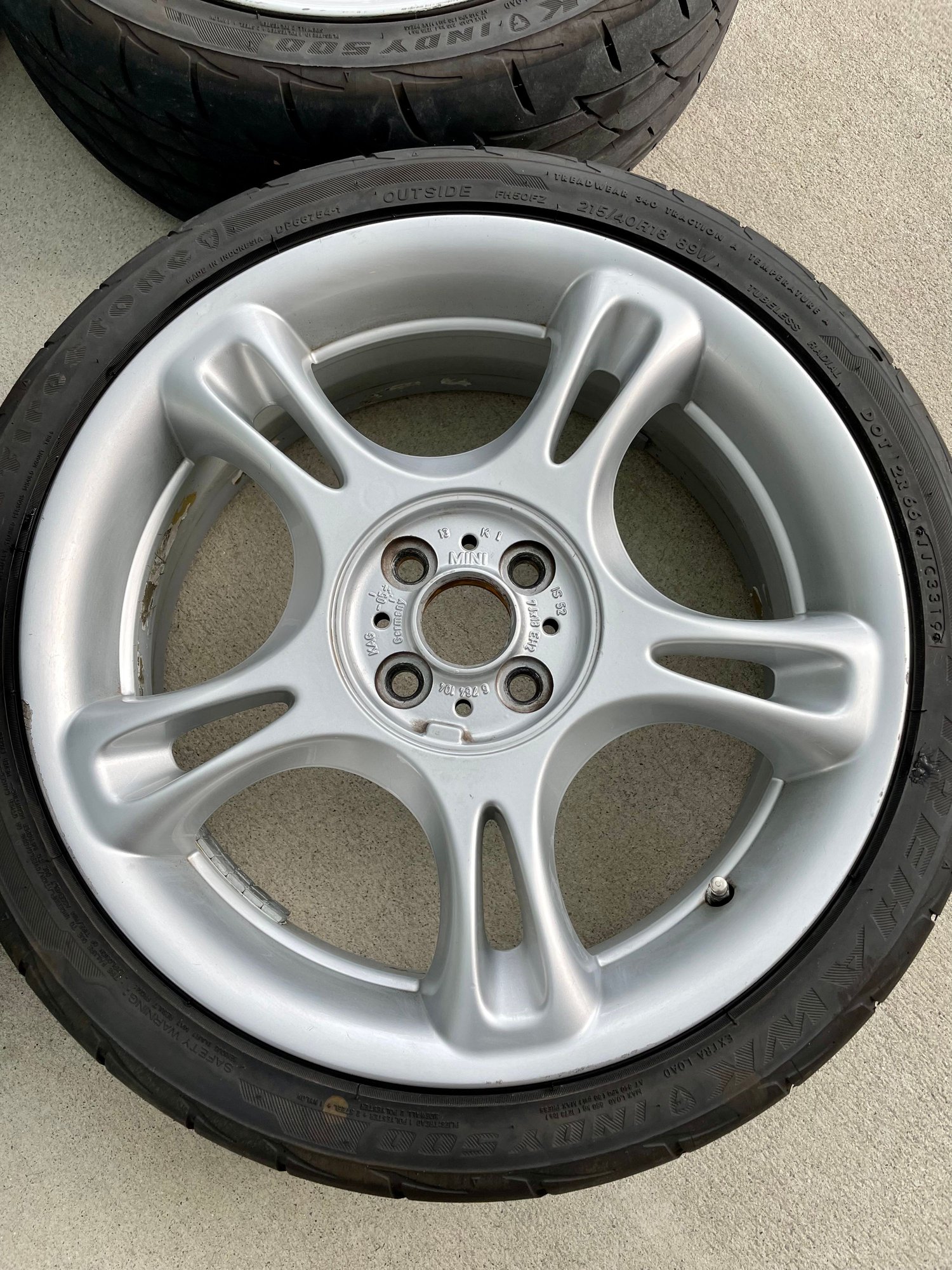 Wheels and Tires/Axles - OEM JCW R95 Wheels 18x7 w/ new tires - Used - 2002 to 2014 Mini All Models - Savannah, GA 31406, United States