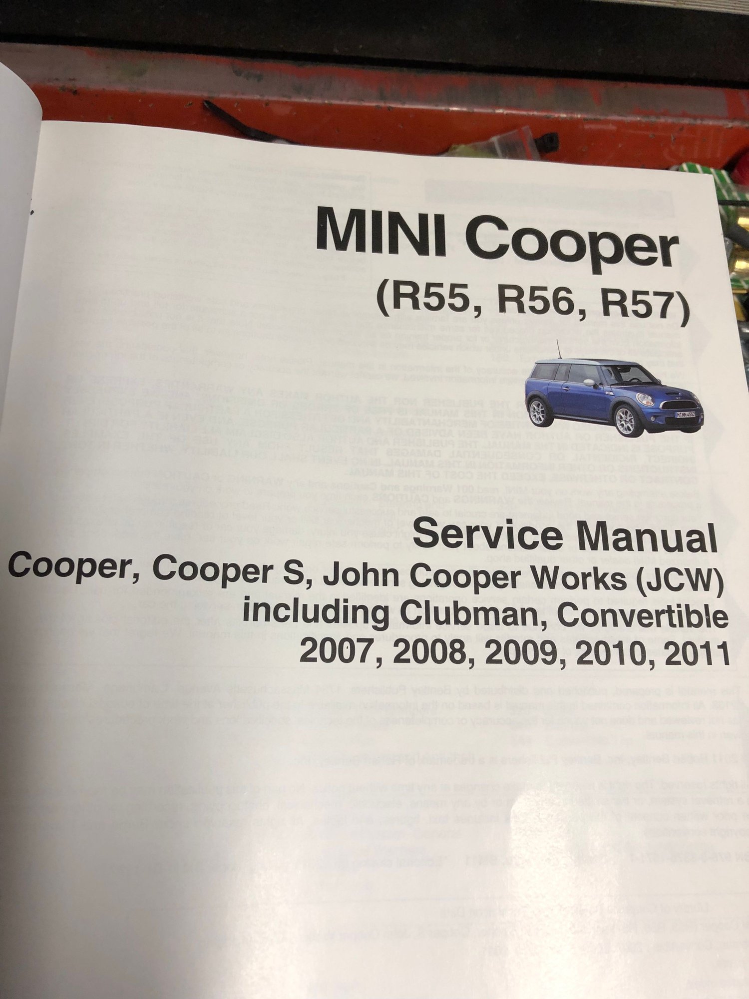 Accessories - Bentley Manual 07 - 11 Minis - Used - 0  All Models - Hartford, CT 06119, United States