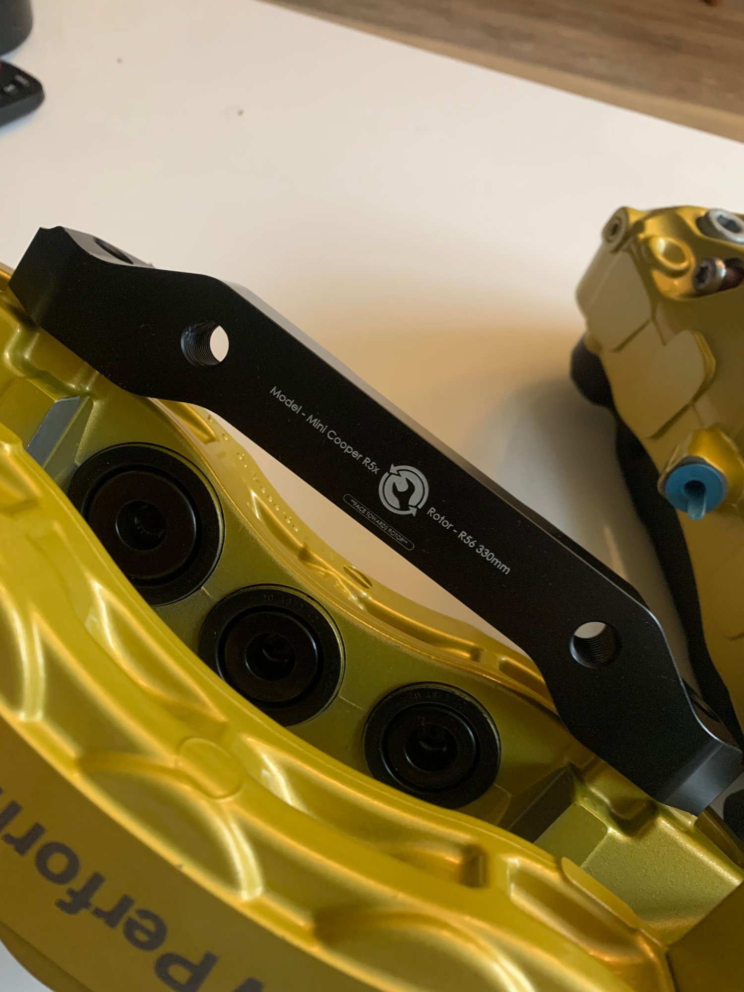 Brakes - GP2 Brake Calipers + Adapters - New - 2007 to 2013 Mini R56: "Mk II" Mini Hatch/Hardtop range - Stratford, CT 06615, United States