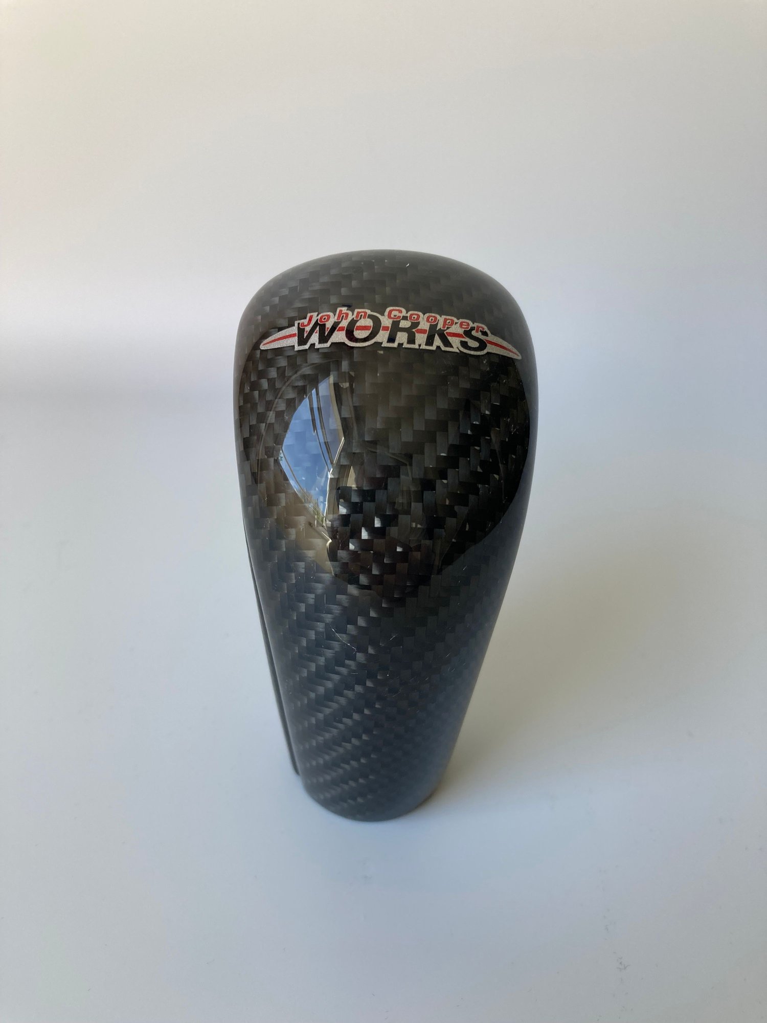 Accessories - JCW CF/Leather Shift Knob R50/52/53/GP1 - Used - 2002 to 2008 Mini Cooper - Brockton, MA 02302, United States