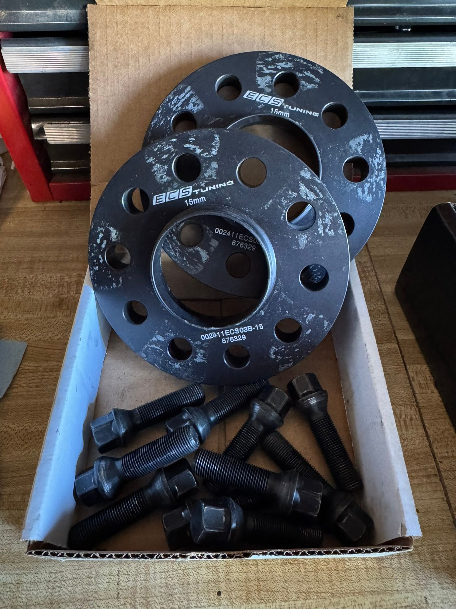Wheels and Tires/Axles - ECS 5-Lug 15mm Spacers and Bolts - Used - -1 to 2026  All Models - Rochester, NY 14623, United States