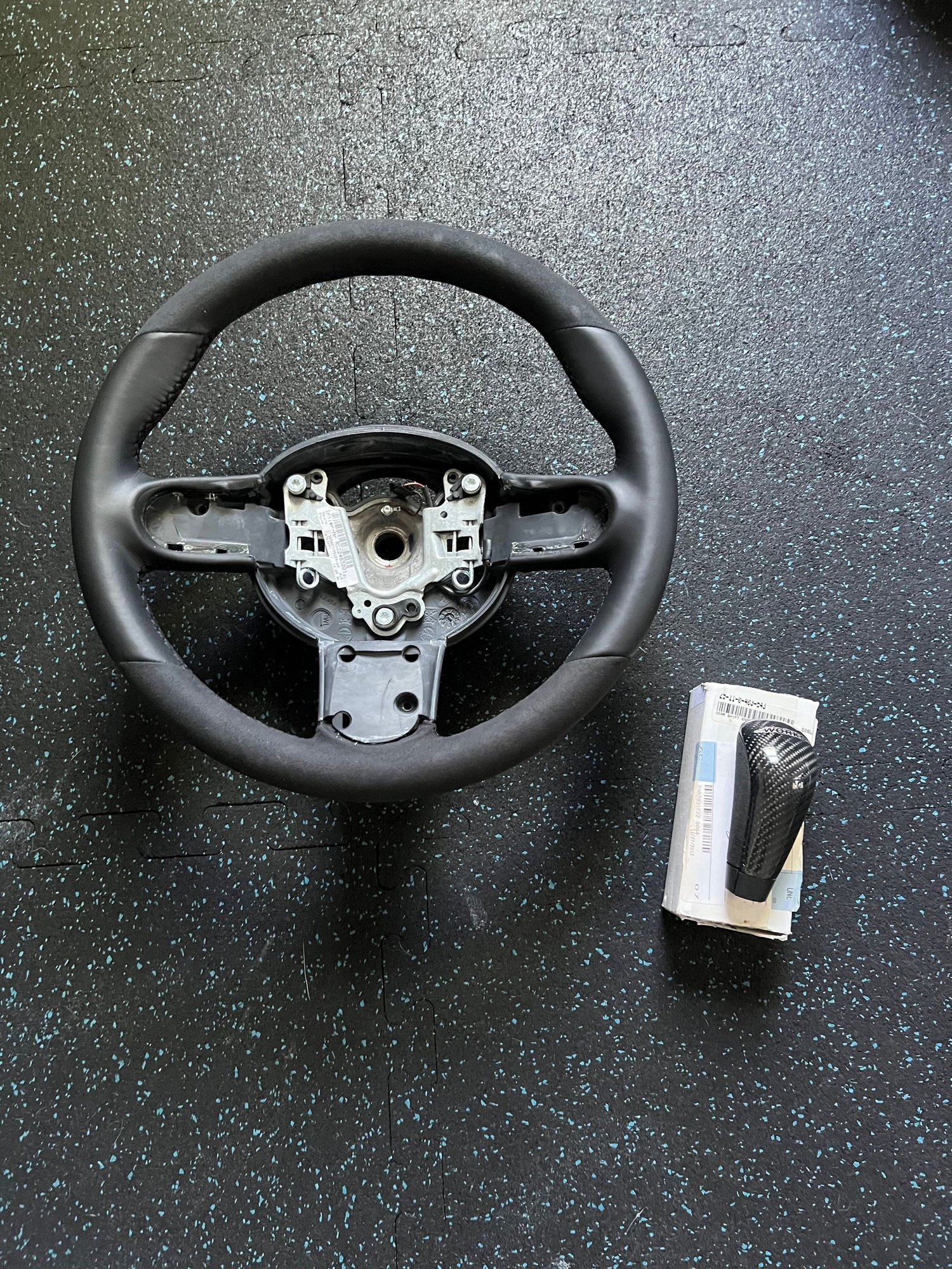 Interior/Upholstery - R53 Specific JCW Shift Knob and Repro Alcantara JCW Sport Wheel - Used - 2002 to 2008 Mini R53: "Mk I" Mini Cooper S - Atlanta, GA 30317, United States