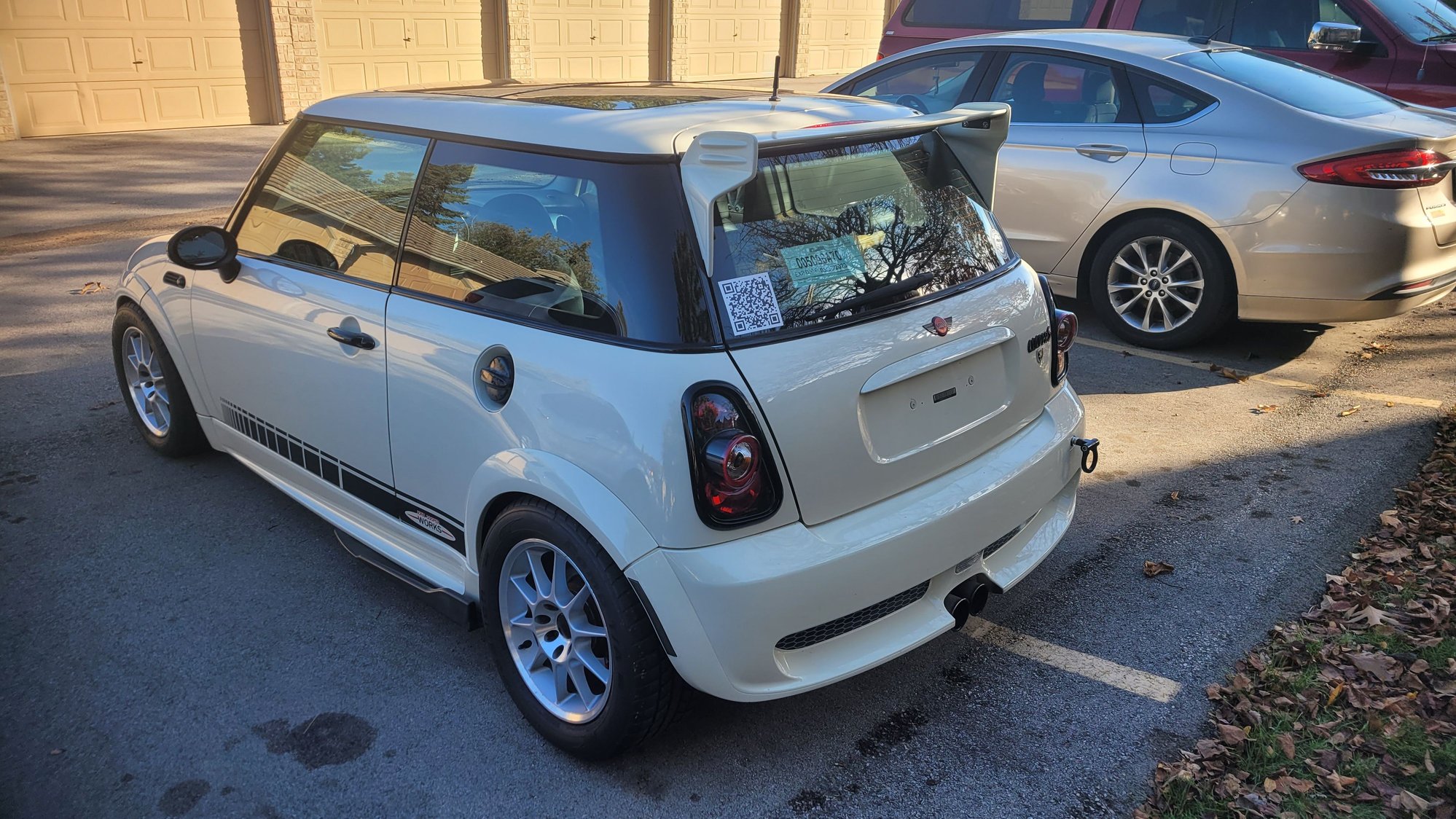 2004 Mini R53: "Mk I" Mini Cooper S - Modified 2004 , 6spd aero . Trade for r56 s or sell - Used - VIN Wmwre33444td80473 - 172,000 Miles - 4 cyl - 2WD - Manual - Hatchback - White - Oakcreek, WI 53154, United States