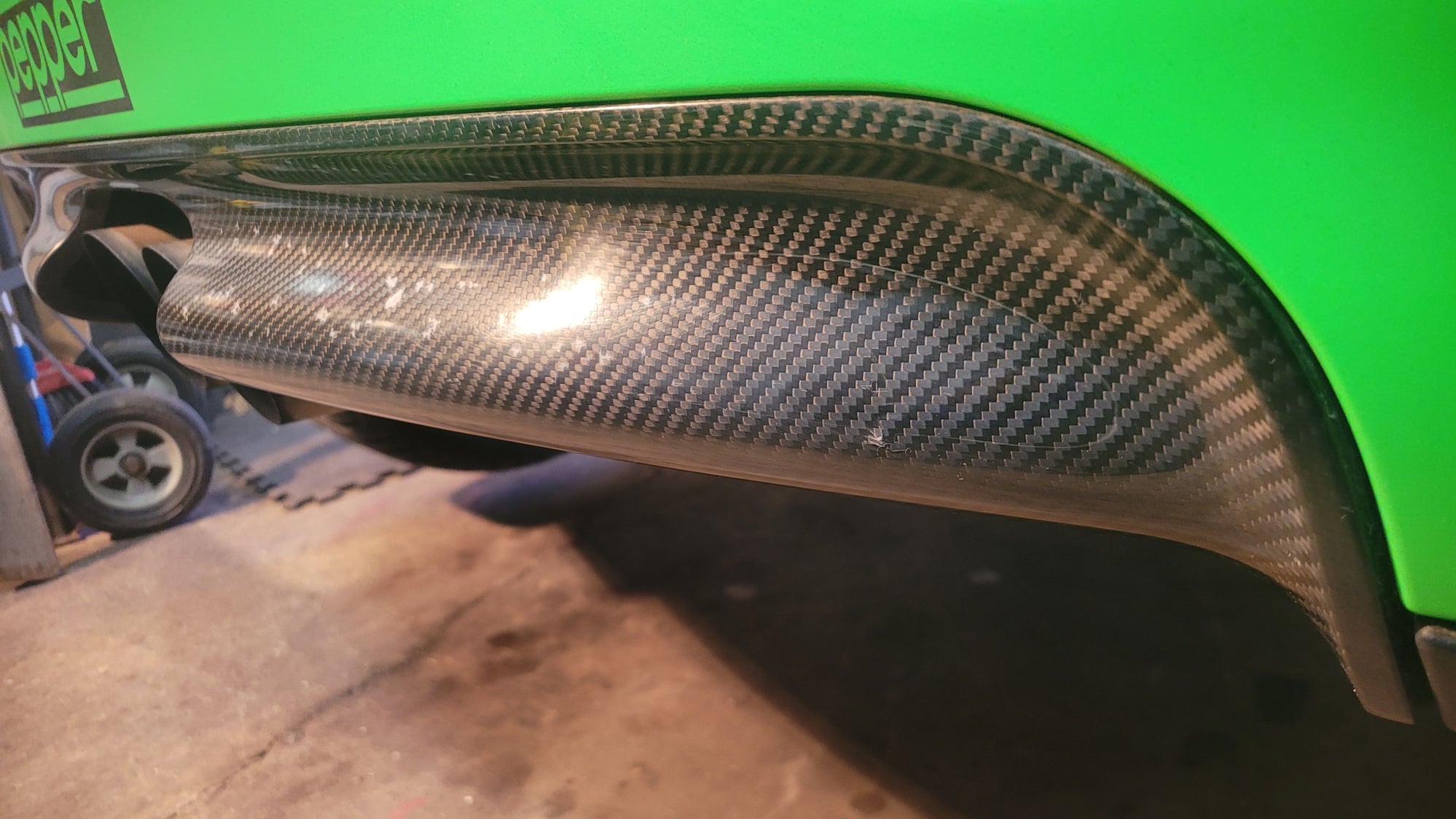 Exterior Body Parts - R56 oem jcw carbonfiber rear bumper trim - Used - All Years  All Models - Oakcreek, WI 53154, United States