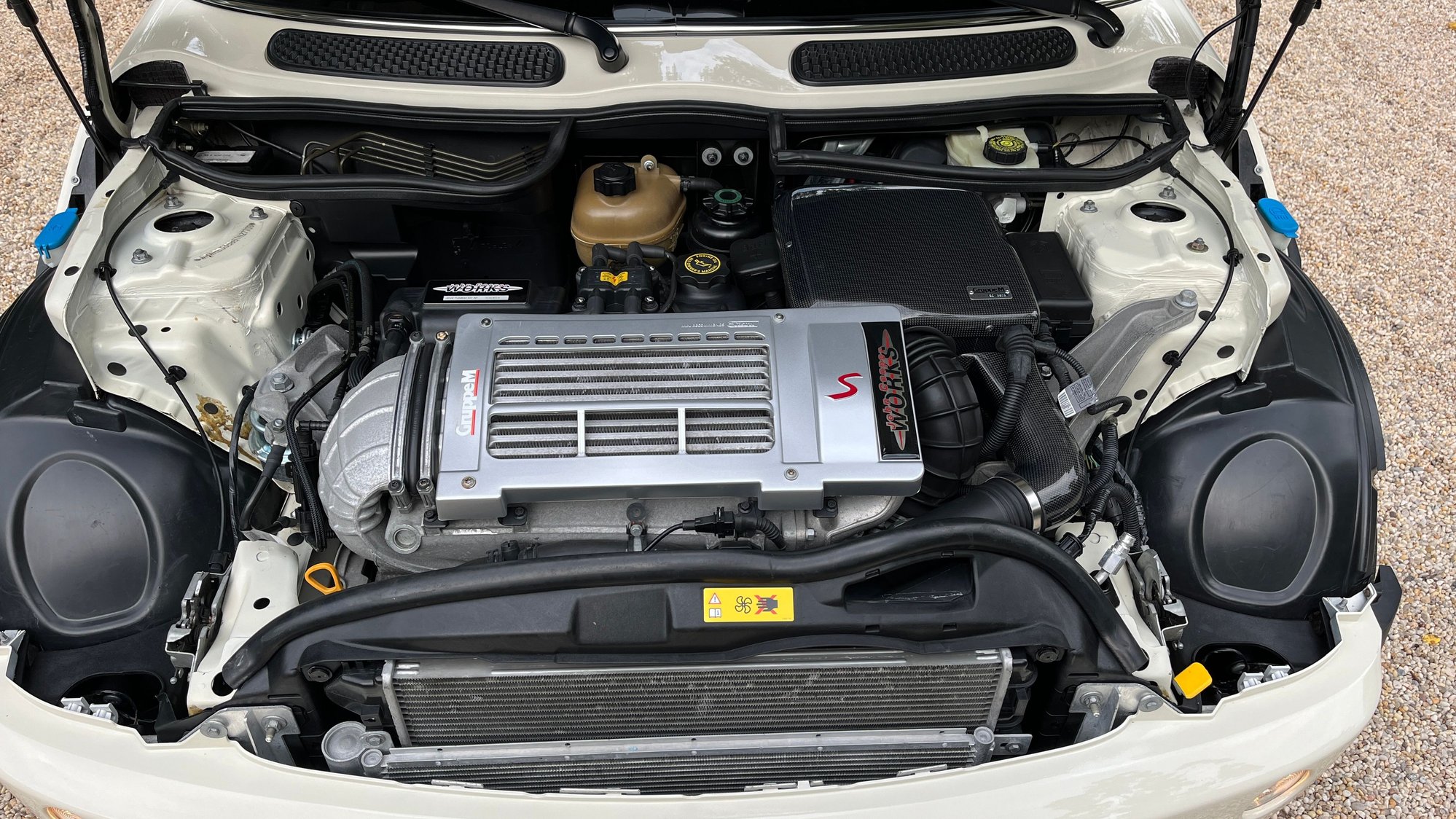 2006 Mini R53: "Mk I" Mini Cooper S - 2006 Mini Cooper S JCW 210 - Used - VIN WMWRE33586TN27709 - 1 Miles - 4 cyl - 2WD - Manual - Hatchback - White - Southampton, NY 11968, United States