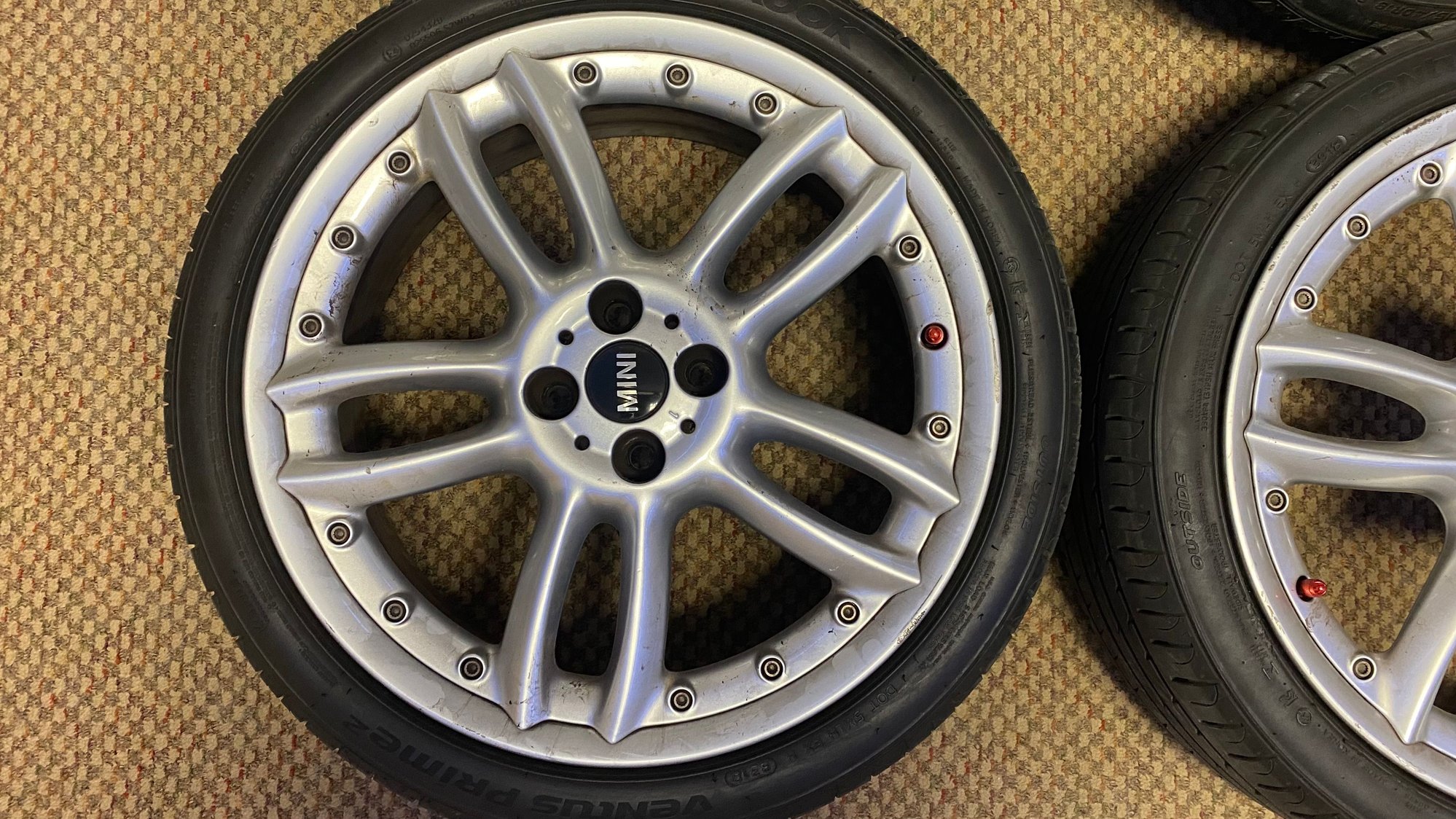 Wheels and Tires/Axles - Set of 4 OEM R109's  18x7 (wheels and tires) - Used - All Years Mini All Models - Jacksonville, NC 28546, United States