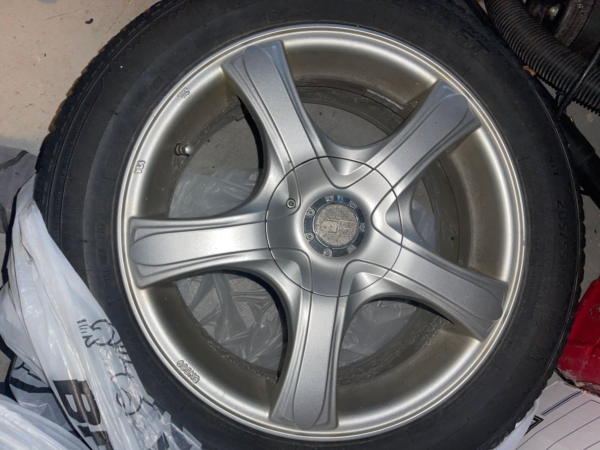 Wheels and Tires/Axles - 16 inch HD tuning rims & master craft Glacier Grip 2 snow tire set - Used - 0  All Models - New Windsor, NY 12553, United States
